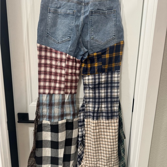 Rehab Lab Jeans Re-imagined Flannel . Size L - Picture 4 of 7